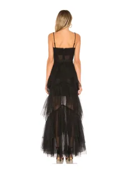 BCBGMAXAZRIA Tulle Gown Black Size 14 for rent on The Volte - image 4