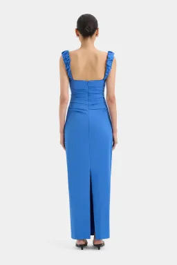 Sir The Label Azul Balconette Gown In Cobalt Size 8 for rent on The Volte - image 2