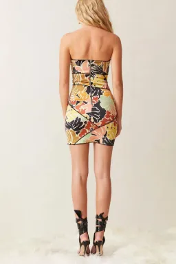 Bec & Bridge Babelini Mini Dress Multi Print Size 8 for rent on The Volte - image 2