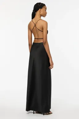 Manning Cartell Liquid Asset Slip Dress Black Size 10 for rent on The Volte - image 2