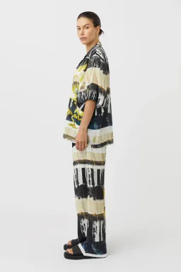 Camilla and Marc Skye Printed Short Sleeve Shirt and Pant Set Size 8 for rent on The Volte - image 2