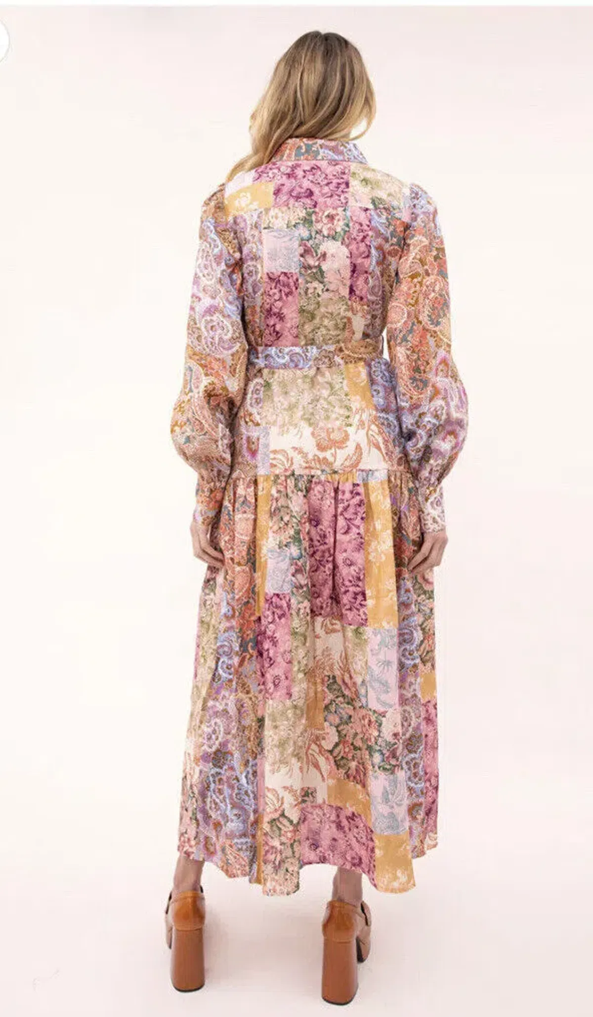 Kachel May Maxi Linen Shirt Dress  - Image 4