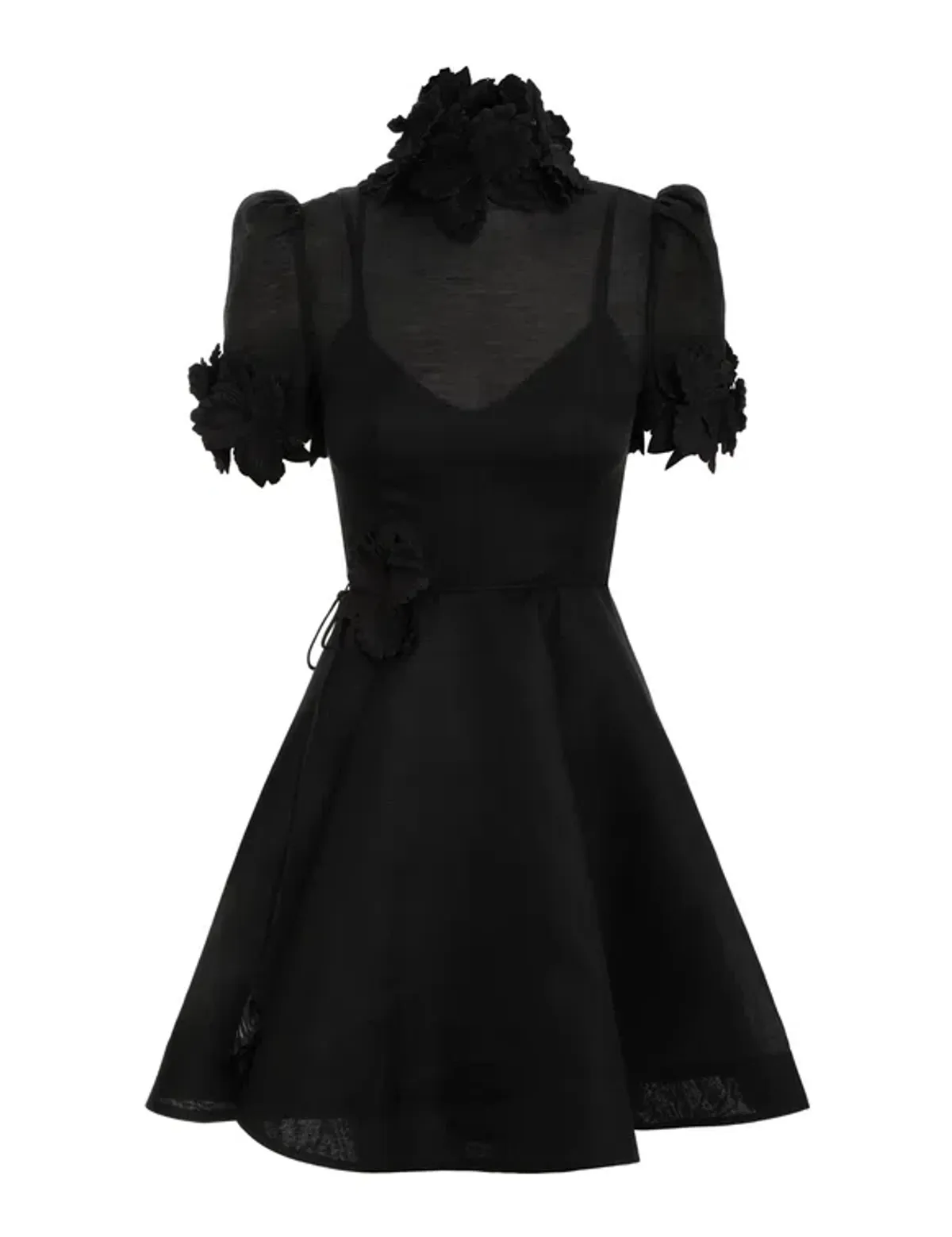 Zimmermann The Luminosity Liftoff Flower Mini in Black Size 1/AU 10  - Image 4