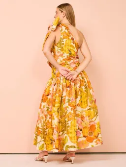 Alemais Silas One Shoulder Gown in Multi Size 8 for rent on The Volte - image 3