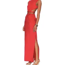 Baobab Ada Dress in Vita Red Size S / AU 8 for rent on The Volte - image 2