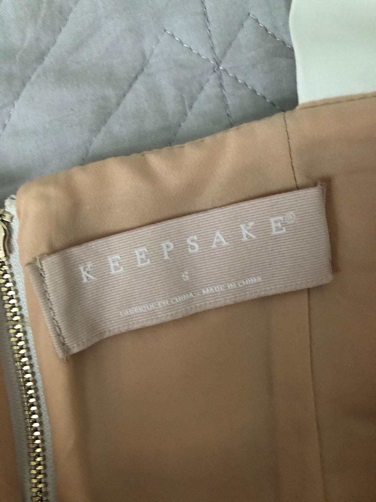 Keepsake The Label Walk On By Dress Cream Size 8 - Image 3