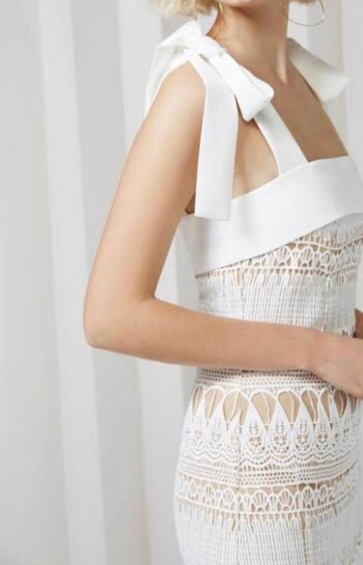 Keepsake The Label Walk On By Dress Cream Size 8 - Image 2