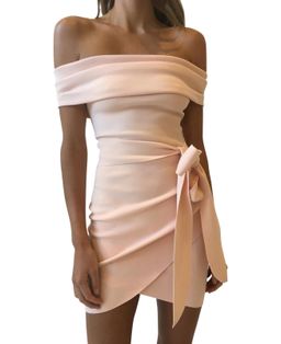 Bec & Bridge  Marvellous Mini Dress Peach Size 10 for rent on The Volte - image 5