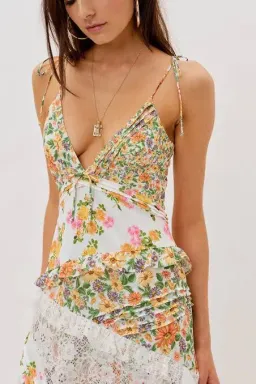 For Love and Lemons Rosalyn Maxi Dress Floral Size S / AU 8 for rent on The Volte - image 2