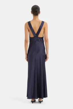 Sir the Label Aries Cut Out Gown Navy Size 3 / AU 12 for rent on The Volte - image 3