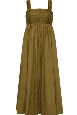 Aje Nova Tie Back Midi Dress Green Size 14 for rent on The Volte - image 4