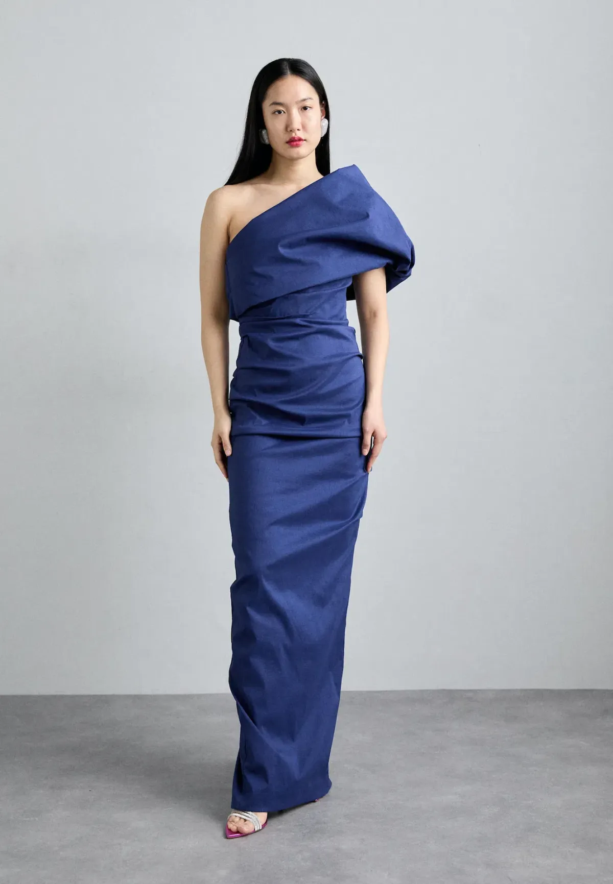 Rachel Gilbert Kat Gown Blue Size 8 - Image 1