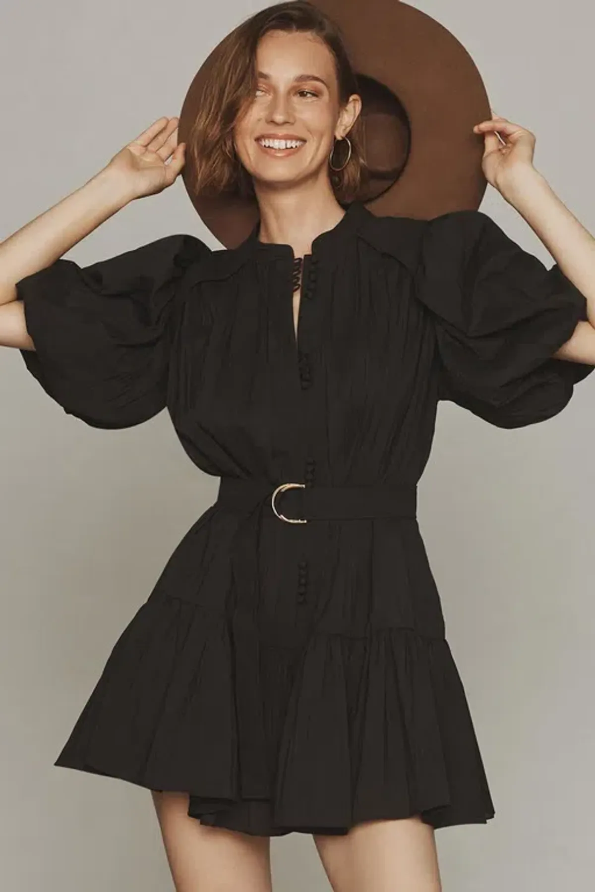 Acler Cardine Mini Dress Black Size 10  - Image 1