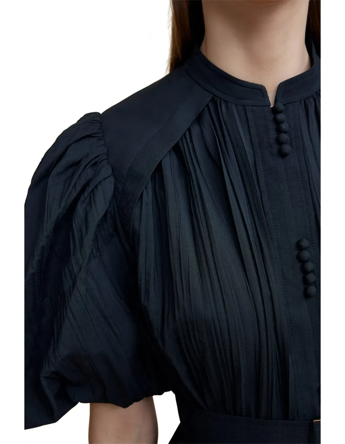 Acler Cardine Mini Dress Black Size 10  - Image 5