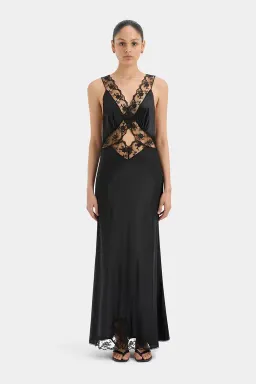 Sir the Label Aries Cut Out Gown Black Size 0 / 6 for rent on The Volte - image 1