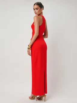 Effie Kats Eiza Gown Red Size 8 for rent on The Volte - image 4