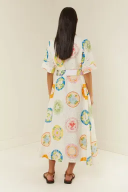 Palm Noosa Souvenir Midi Dress Print AU12 for rent on The Volte - image 3