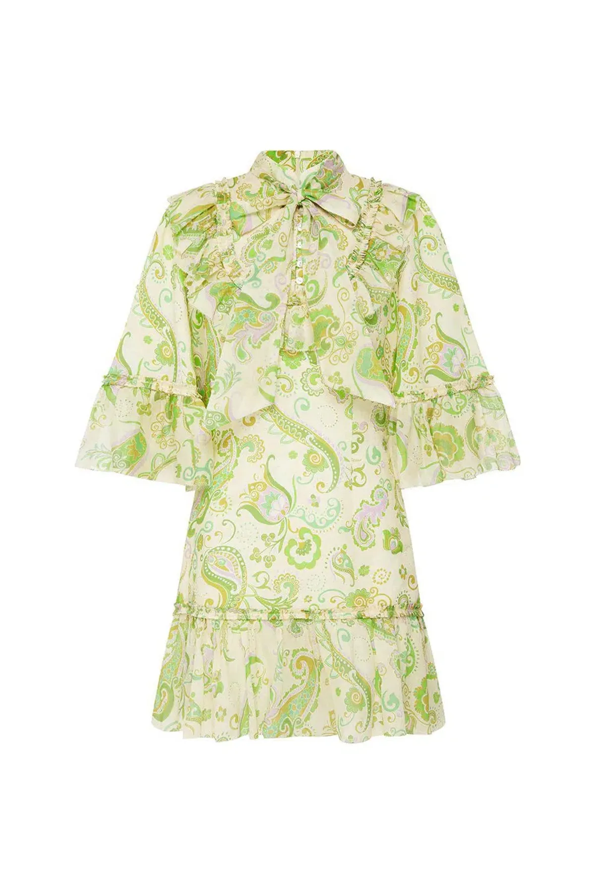 Alemais Marta Mini Dress Green Size 12 - Image 5