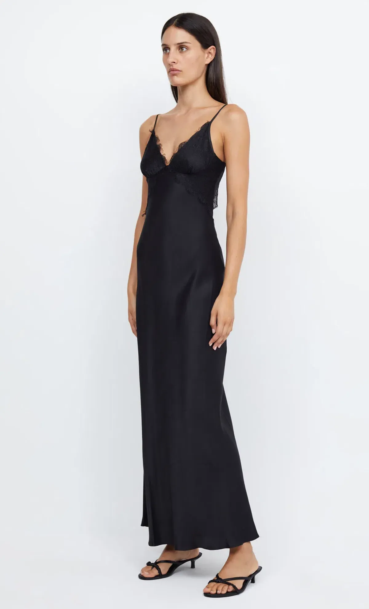 Bec & Bridge Emery Lace Maxi Dress Black/Black Size 8 - Image 2