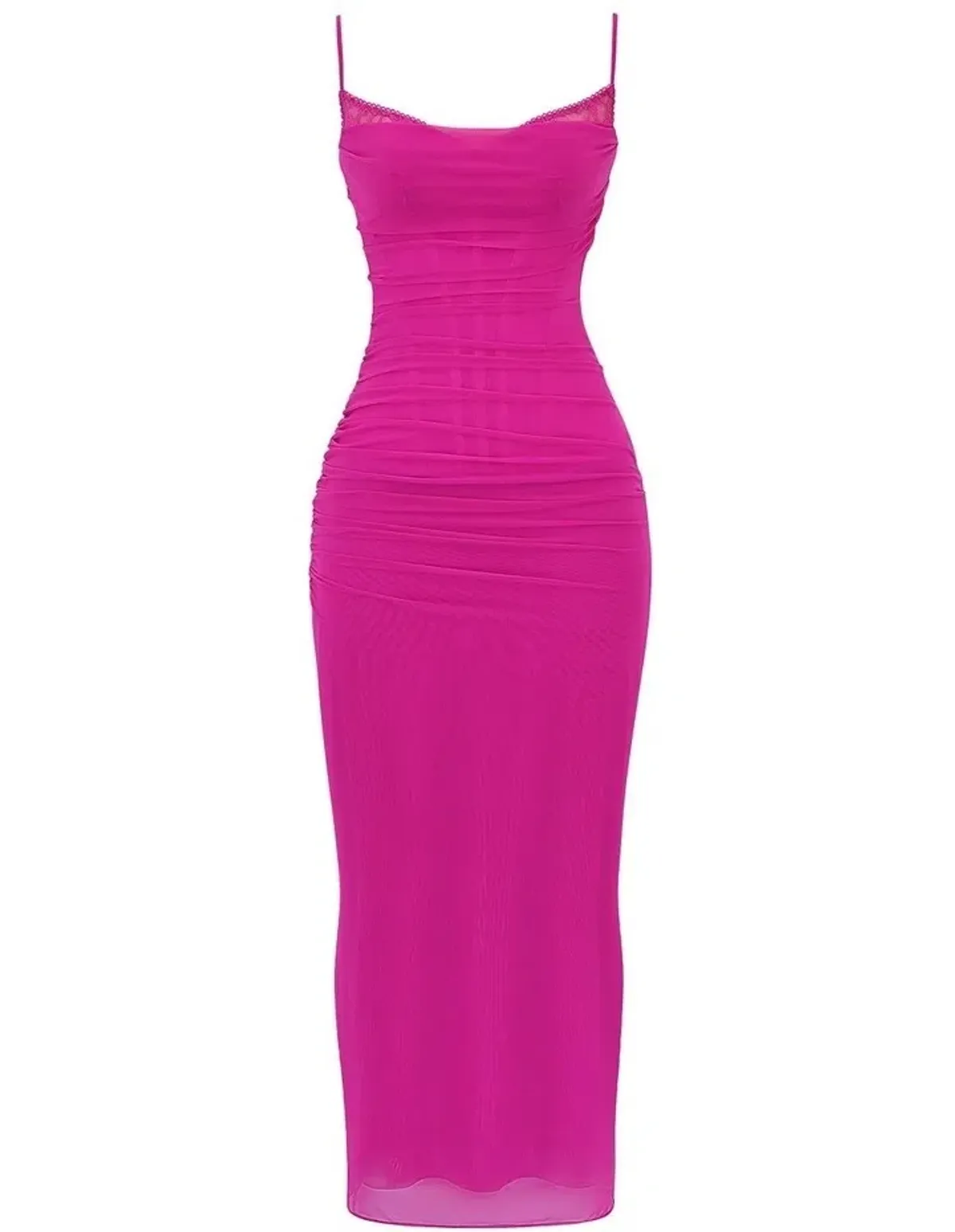 House of CB Nalini Maxi Dress Fuchsia Size XS / AU 6 (D-E Cup Size) - Image 4