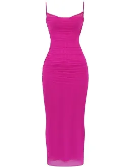 House of CB Nalini Maxi Dress Fuchsia Size XS / AU 6 (D-E Cup Size) for rent on The Volte - image 4