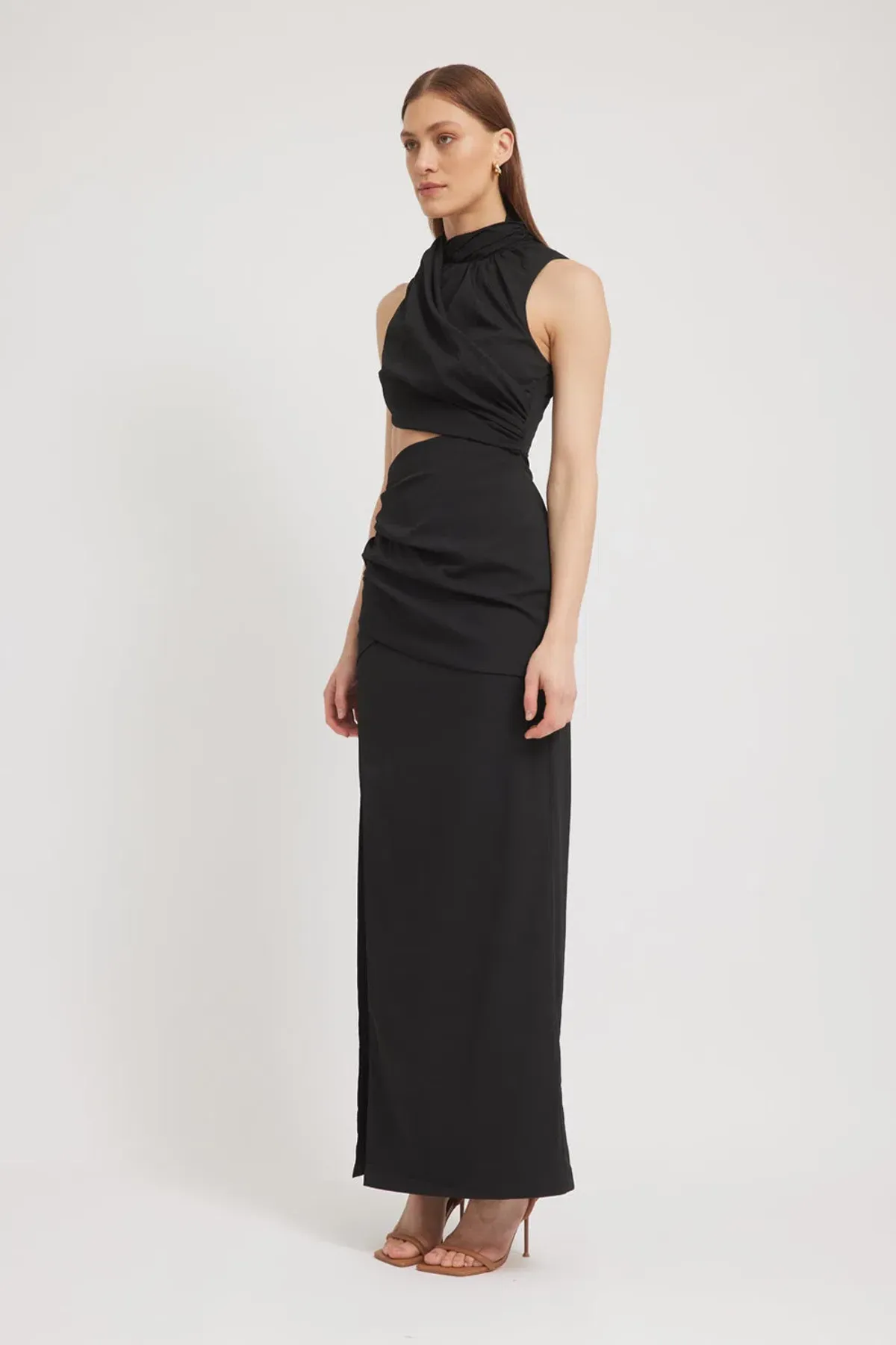 Tojha Giana Maxi Dress in Black Size 10 - Image 2