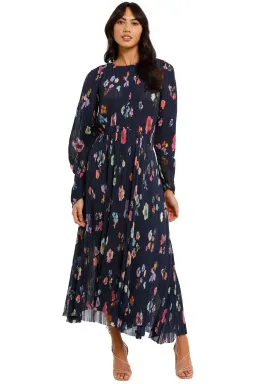 Stine Goya Luella Dress in Flowers Live At Night Size 12 for rent on The Volte - image 1