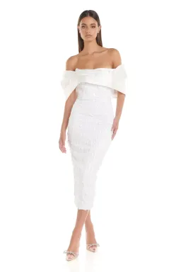 Eliya the Label Tanya Dress White Size 8 for rent on The Volte - image 2