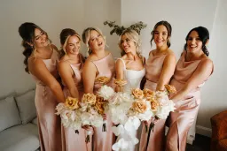 Bec and Bridge The Dreamer Maxi Dress in Rose Gold Size 14  for rent on The Volte - image 3