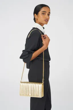 Oroton Fay Medium Chain Crossbody Gold  for rent on The Volte - image 2