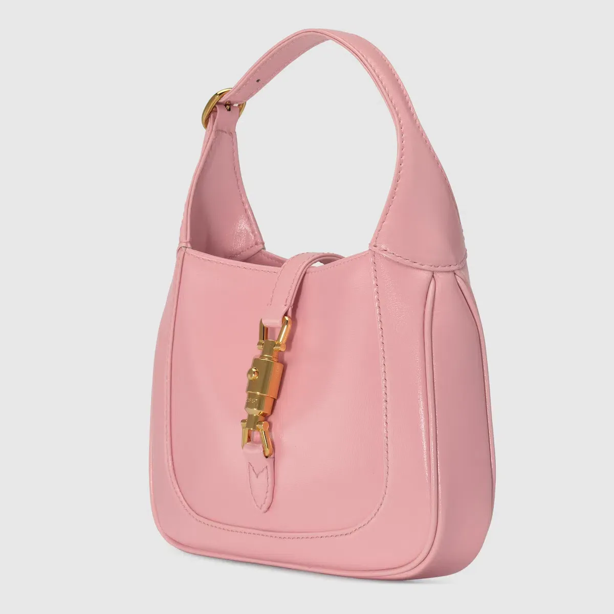 GUCCI Jackie 1961 Mini Bag Light Pink Leather  - Image 2