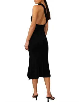 Misha Dune Dress Black Size 6 for rent on The Volte - image 3