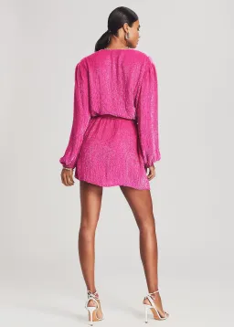 Retrofete Gabrielle Robe Sequin/Fuchsia Size S/Au 8 for rent on The Volte - image 3