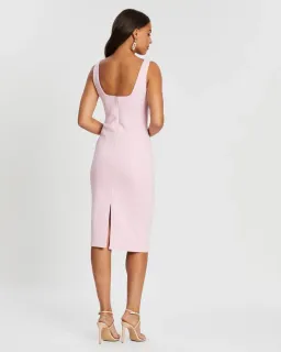 Mossman The Heart & Soul Midi Dress Pink Size 8 for rent on The Volte - image 2