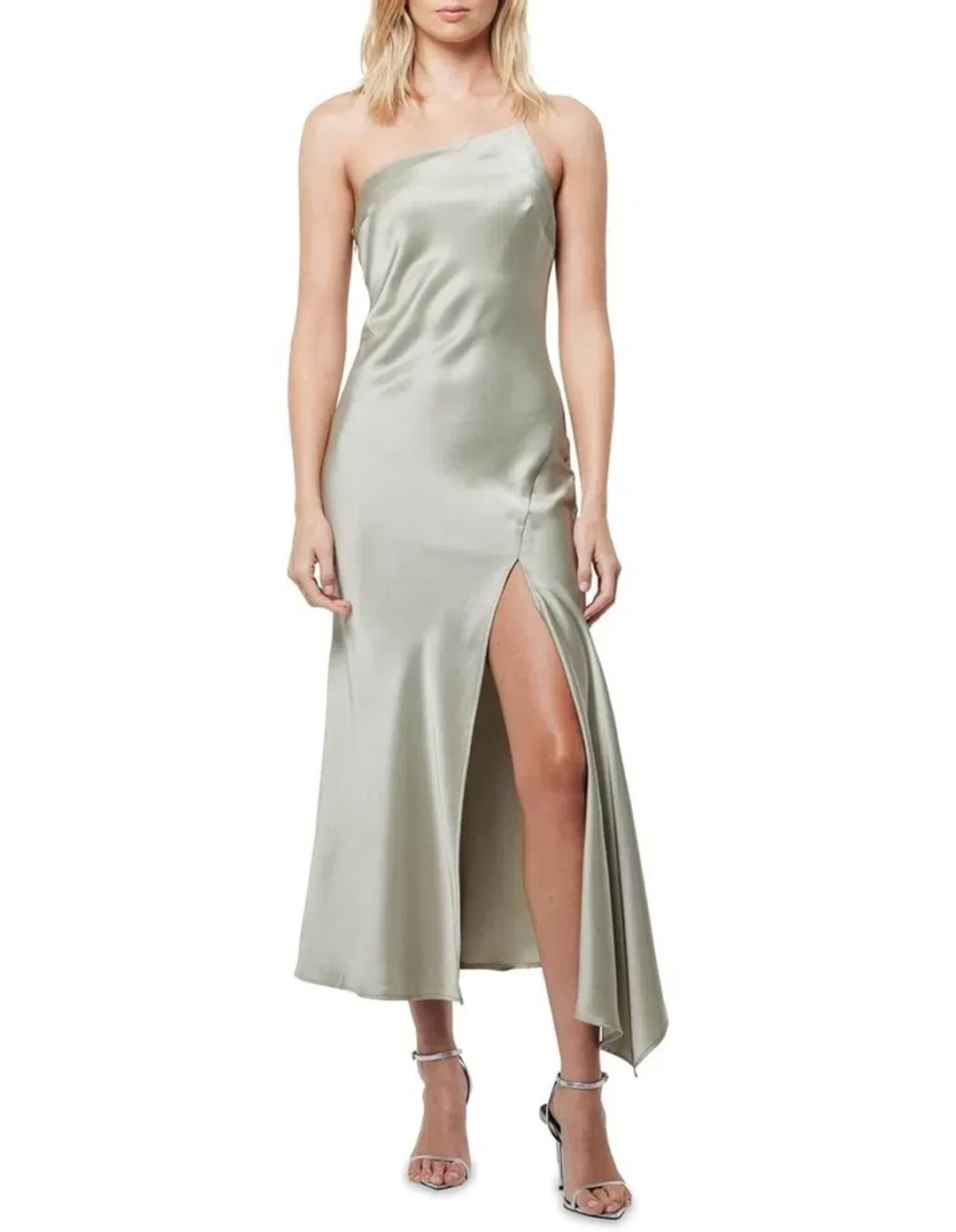 Mossman In Your Eyes Midi Dress Green Size 6 for rent on The Volte - main image