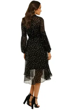 Husk Paradise Midi Dress in Black Size 10 for rent on The Volte - image 3