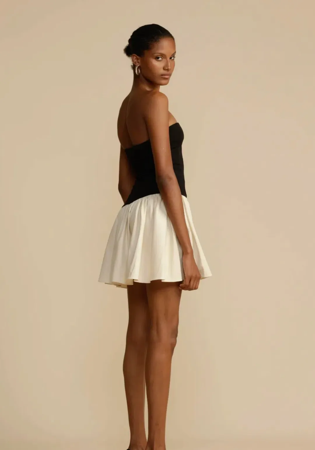 Arcina Ori Celine Mini Dress Black/White Size S / AU 8 for rent on The Volte - main image
