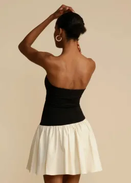 Arcina Ori Celine Mini Dress Black/White Size S / AU 8 for rent on The Volte - image 3