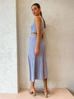 Sovere Glory Knit Dress in Blue Size AU 8 for rent on The Volte - image 2