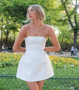 Odd Muse The Ultimate Muse Strapless Dress White Size S / AU 8 for rent on The Volte - image 6