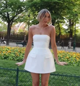 Odd Muse The Ultimate Muse Strapless Dress White Size S / AU 8 for rent on The Volte - image 7