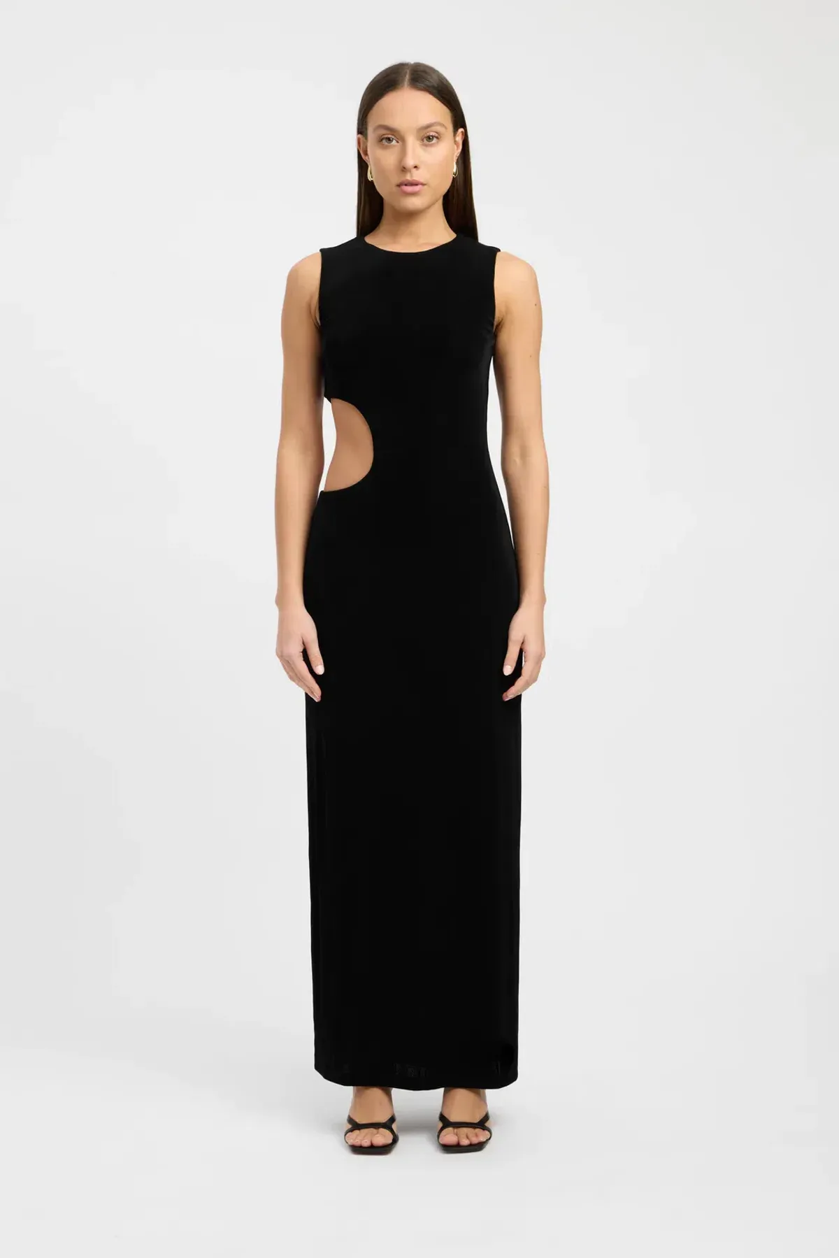 Kookai Margot Maxi Dress Black Size AU 8 for rent on The Volte - main image