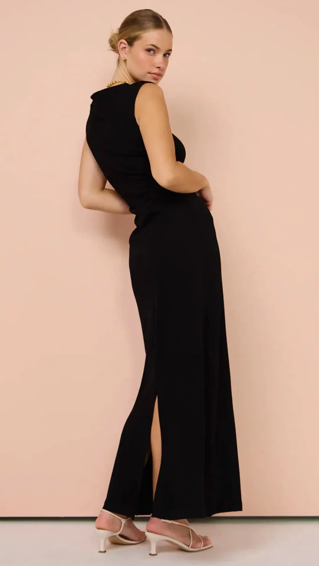 Friends With Frank The Harlow Dress in Black Size AU 12 for rent on The Volte - main image