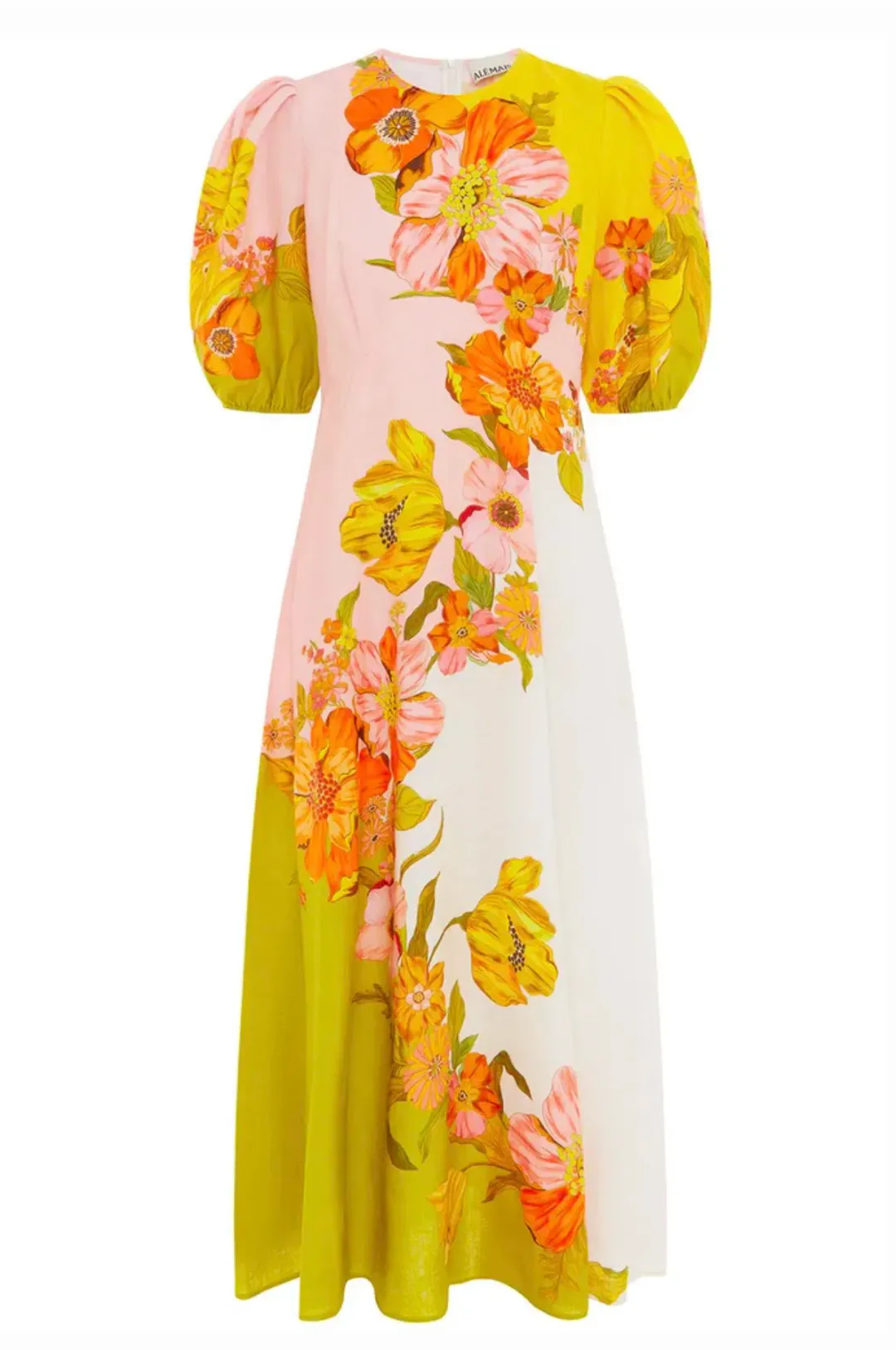 Alemais Silas Day Dress Print Size AU 8 for rent on The Volte - main image