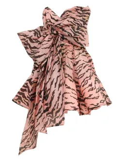 Zimmermann The Matchmaker Bow Bodice in Pink Tiger Size 1 / AU 10  for rent on The Volte - image 4