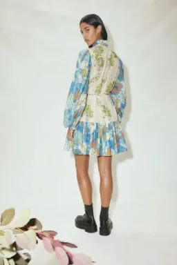 ALEMAIS Skye Patchwork Mini Dress  for rent on The Volte - image 3