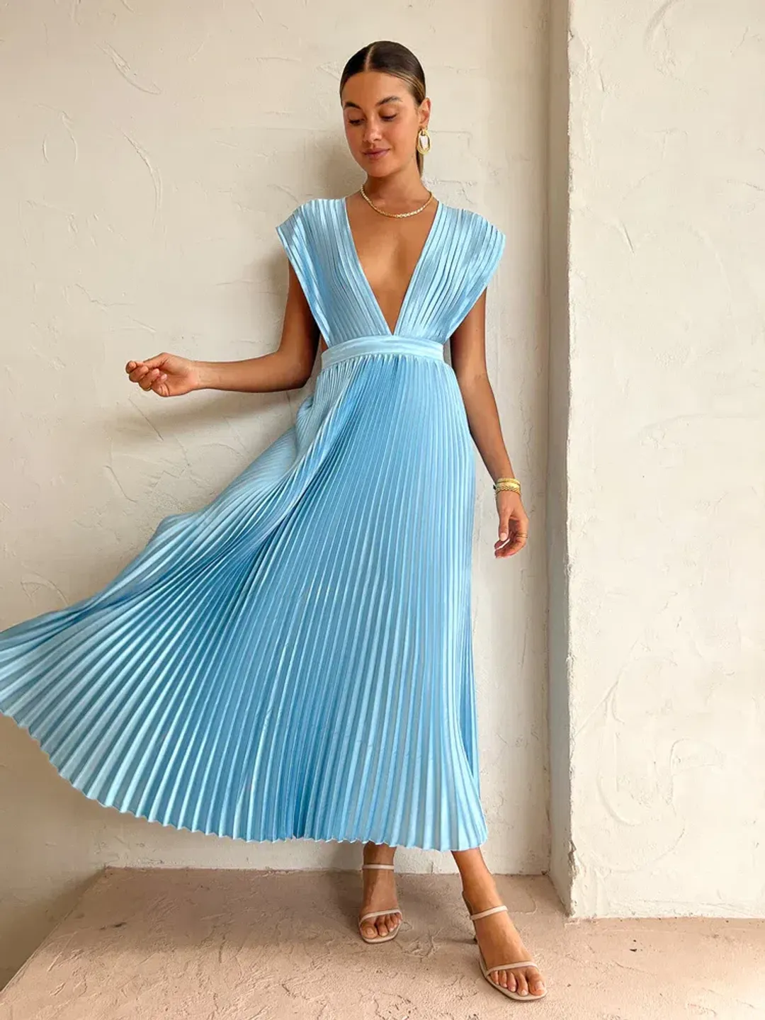 Lidee Gala Gown Summer Blue Size 8 for rent on The Volte - main image