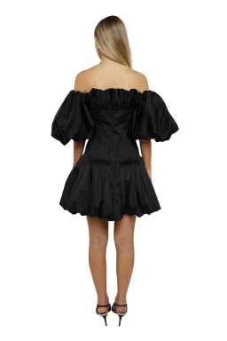 Aje Arles Off Shoulder Mini Dress Black Size S / Au 8 for rent on The Volte - image 3