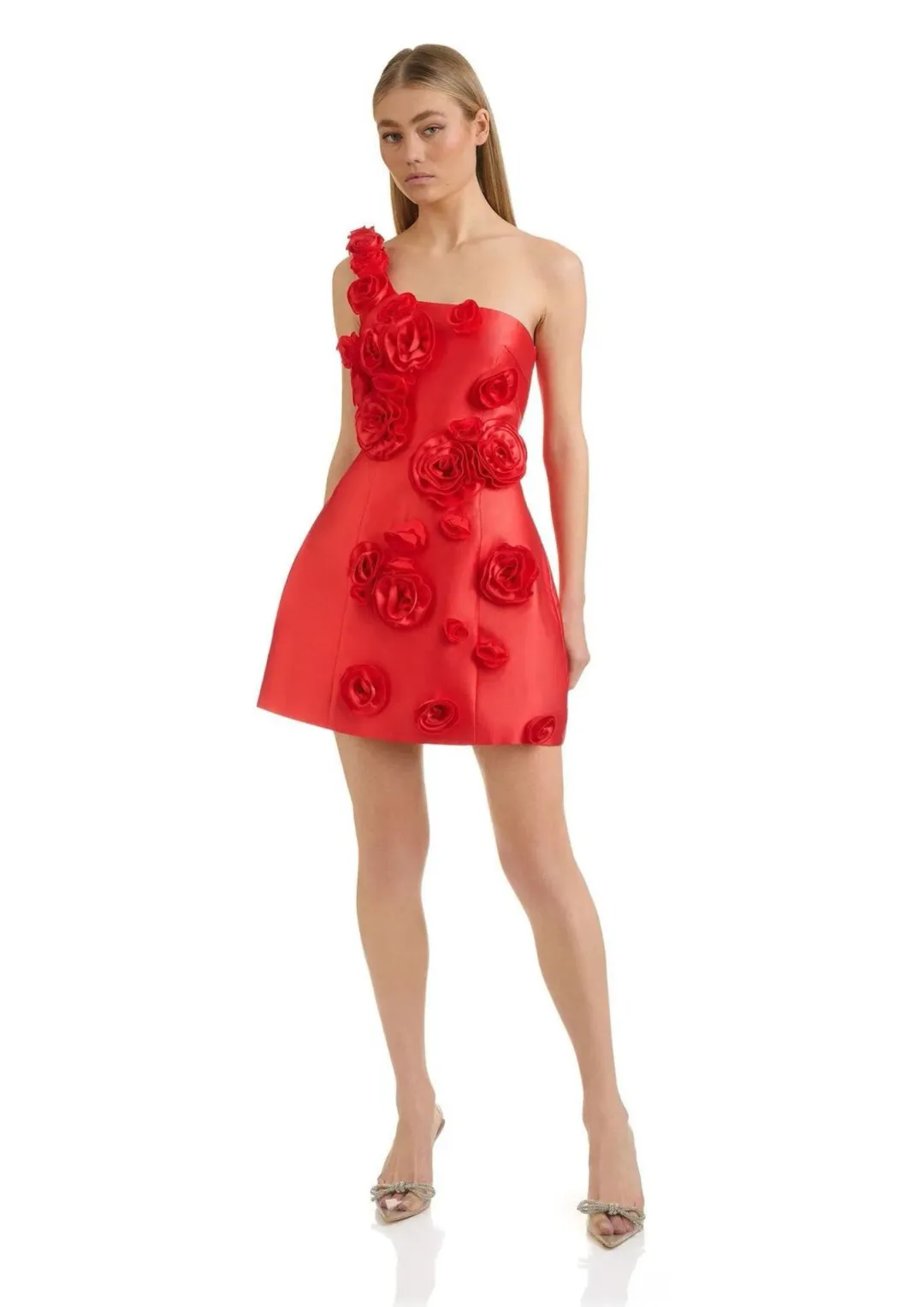 Eliya The Label Amara Mini Dress Red Size XS / AU 6 for rent on The Volte - main image