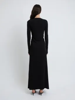 Christopher Esber Arced Palm Long Sleeve Dress Black Size 8 for rent on The Volte - image 3